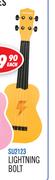 Sanchez Discovery 21" Soprano Size Ukuleles Lighting Bolt SU2123-Each