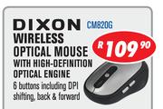 Dixon Wireless Optical Mouse With High Definition Optical Engine CM820G