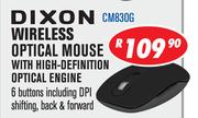 Dixon Wireless Optical Mouse With High Definition Optical Engine CM830G