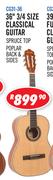 Sanchez 36" 3/4 Size Classical Guitar CG31-36