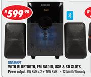 Dixon 2.1 Channel Multimedia Speaker System With Subwoofer & 2 Speakers DN3696FT