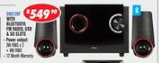 Dixon 2.1 Channel Multimedia Speaker System With Subwoofer & 2 Speakers DN3129F