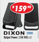 Dixon USB 2.0 PC Speakers U2066