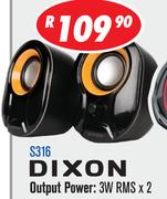 Dixon USB 2.0 PC Speakers S316