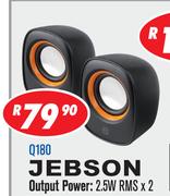 Jebson USB 2.0 PC Speakers Q180