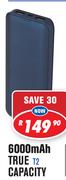 Dixon 6000 mAh True Capacity T2