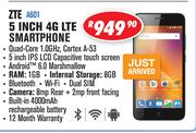 ZTE 5 Inch 4G LTE Smartphone A601