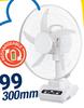 Elements Rechargeable Desk Fan 300mm MG-5313F