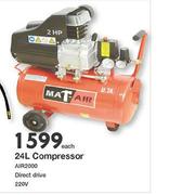 Mat-Air 24Ltr Compressor AIR2000
