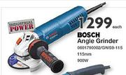 Bosch Angle Grinder 115mm 900W 0601790002/GWS9-115-Each