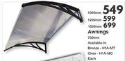 Awnings 1200mm-Each