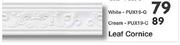 Leaf White Cornice PUX19-Q