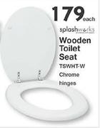 Splash Works Wooden Toilet Seat TSWHT-W-Each 