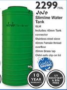 Jojo Slimline Water Tank 750Ltr