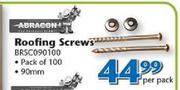 Abracon Roofing Screws BRSC090100-Per Pack