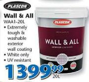 Plascon Wall & All WAA1-20L