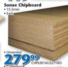 Sonae Chipboard 15.5mm Unsanded CHPL0016US2718O-Each