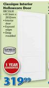 SABS Classique Interior Hollowcore Door EBCSSLI0