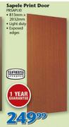 SABS Sapele Print Door PRSAPLI0
