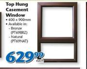 Top Hung Casement Window-Each
