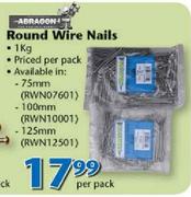 Round Wire Nails-Per Pack