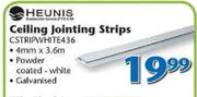 Heunis Ceiling Jointing Strips CSTRIPWHITE436