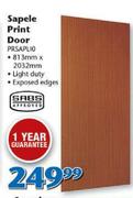 SABS Sapele Print Door PRSAPLI0