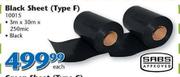 SABS Black Sheet (Type F) 10015-Each