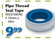 Pipe Thread Seal Tape 19mmx50m HW2760046