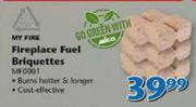 My Fire Fireplace Fuel Briquettes MF0001