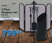 Megamaster 3 Piece Fireplace Set BA0020
