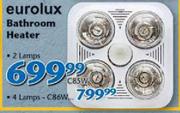 Eurolux Bathroom Heater 4 Lamps