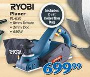 Ryobi 650W Planer PL-650