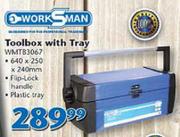 Worksman Toolbox With Tray WMTB3067
