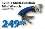 Worksman 12 In 1 Multi-Function Mini Wrench WMMT1001