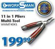 Worksman 11 In 1 Pliers Multi-Tool WMMT4043