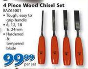 Razor 4 Piece Wood Chisel Set RAZ65001-Per Set