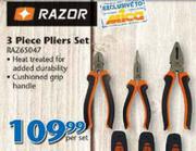 Razor 3 Piece Pilers Set RAZ65047