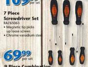 Razor 7 Piece Screwdriver Set RAZ65063-Per Set