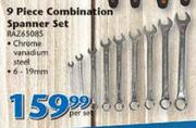 Razor 9 Piece Combination Spanner Set RAZ65085-Per Set