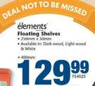 Elements Floating Shelves 400mm FS4025