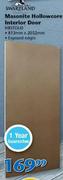 Swartland Masonite Hollowcore Interior Door HBSTDLI0
