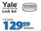 Yale 2 Lever Lock Set