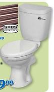 Hibiscus White Elite 2 Piece Front Flush Suite
