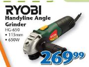Ryobi Handyline Angle Grinder HG 650