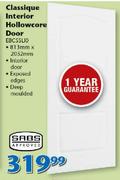 SABS Classique Interior Hollowcore Door EBCSSLI0