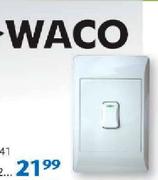 Waco Way Switch 2x4 White 3 Lever A0011143