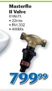 Masterflo II Valve 22mm PA4.332 400kpa