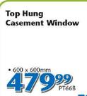 Top Hung Casement Window 600x600mm PT663