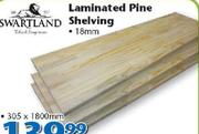 Swartland 18mm Laminated Pine Shelving TP18X305X3000LPS-305 x 3000mm
